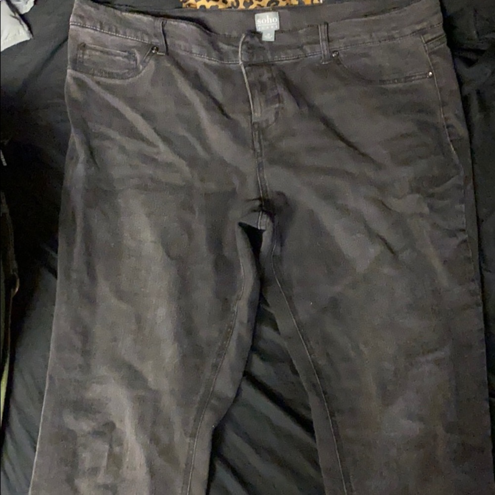 Black skinny jeans
